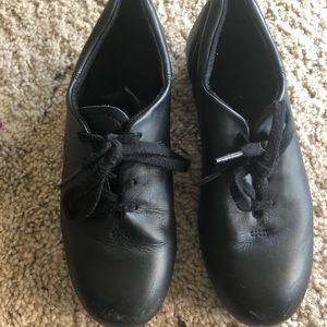 Capezio Leather Tele Tone II Tap shoes Sz 6.5